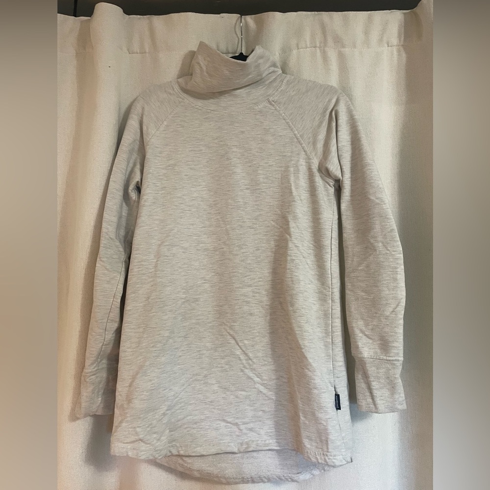 patagonia ahnya heathered turtleneck tunic top